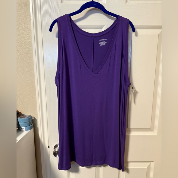 Lane Bryant Swing V-Neck Tank - Picture 1 of 4